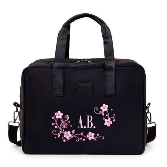 Bolsa Joy Pro - Bordado Floral Lateral