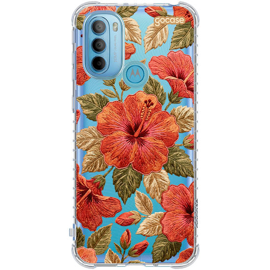 Capinha para celular  Bordado Florido