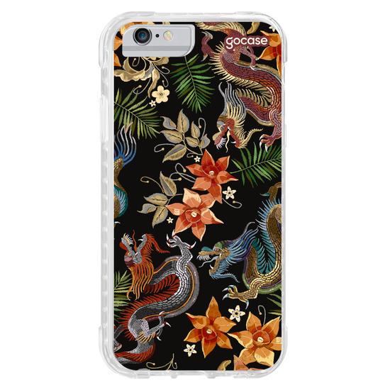 Capinha para celular  Bordado Vintage - Chinese Dragons