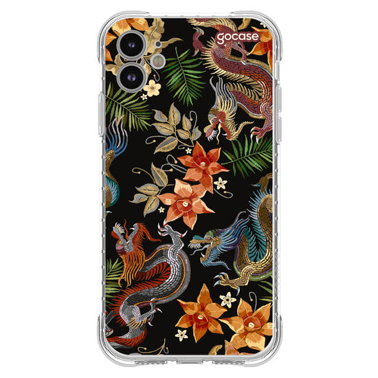 Capinha para celular  Bordado Vintage - Chinese Dragons