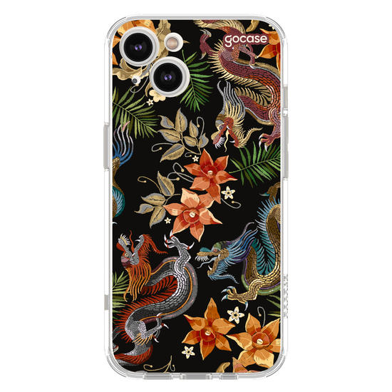  Bordado Vintage - Chinese Dragons