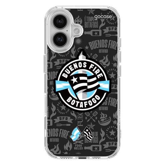 Capinha para celular  Botafogo - Bota Fire Texture