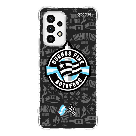 Capinha para celular  Botafogo - Bota Fire Texture