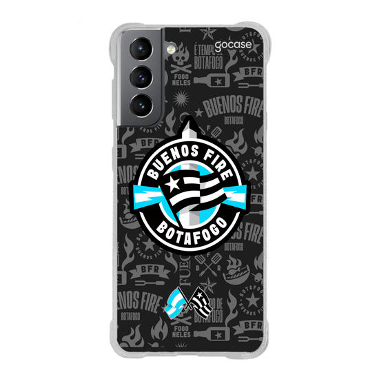 Capinha para celular  Botafogo - Bota Fire Texture