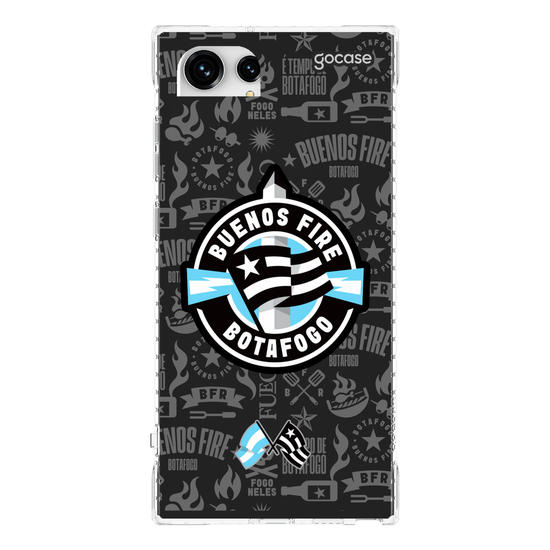 Capinha para celular  Botafogo - Bota Fire Texture