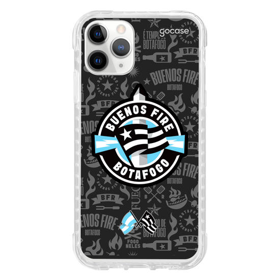 Capinha para celular  Botafogo - Bota Fire Texture