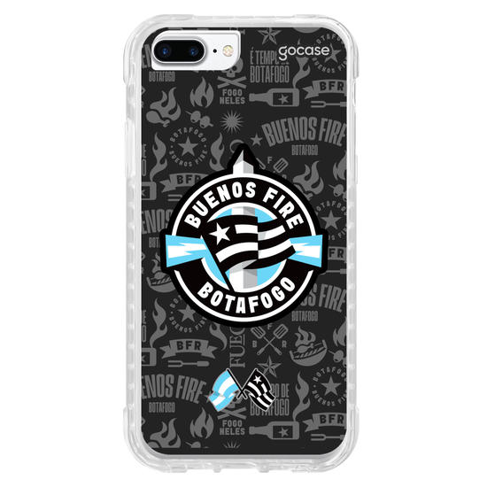 Capinha para celular  Botafogo - Bota Fire Texture