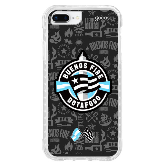 Capinha para celular  Botafogo - Bota Fire Texture