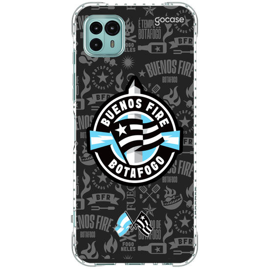 Capinha para celular  Botafogo - Bota Fire Texture