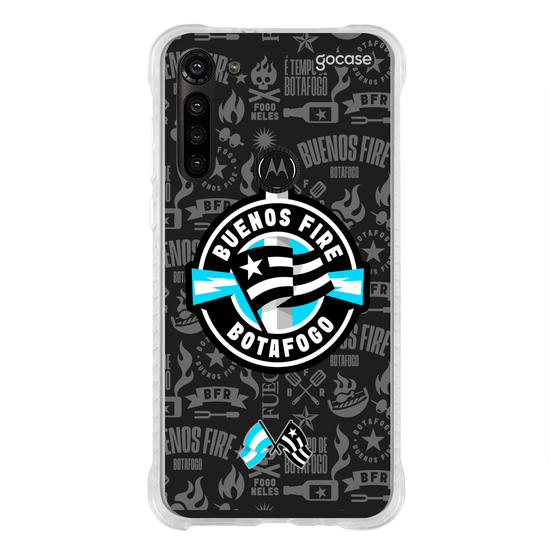 Capinha para celular  Botafogo - Bota Fire Texture