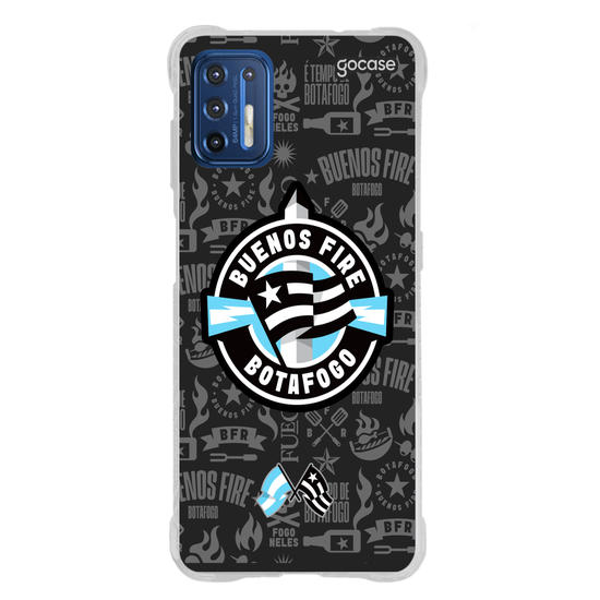 Capinha para celular  Botafogo - Bota Fire Texture