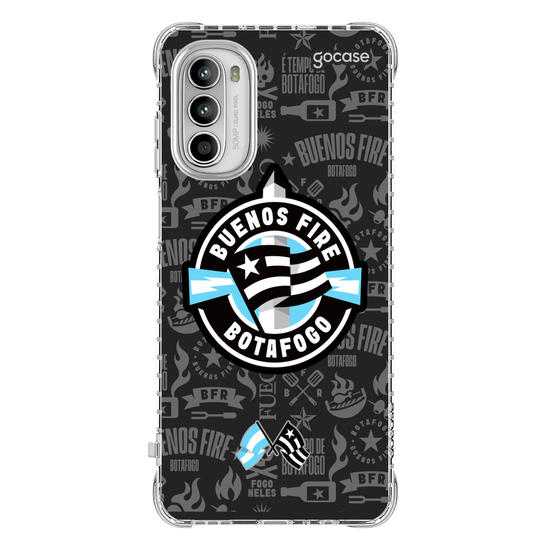 Capinha para celular  Botafogo - Bota Fire Texture