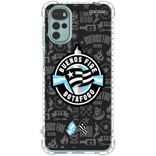 Capinha para celular  Botafogo - Bota Fire Texture