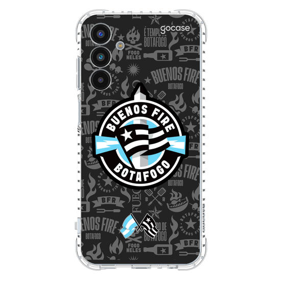 Capinha para celular  Botafogo - Bota Fire Texture