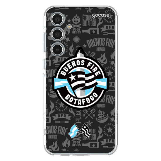 Capinha para celular  Botafogo - Bota Fire Texture