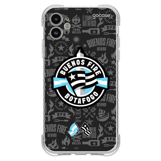 Capinha para celular  Botafogo - Bota Fire Texture