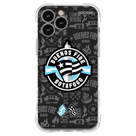 Capinha para celular  Botafogo - Bota Fire Texture