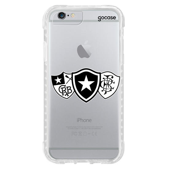 Capinha para celular Color Black - Botafogo - Escudos