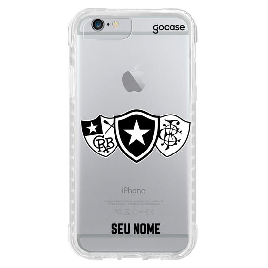 Capinha para celular Color Black - Botafogo - Escudos