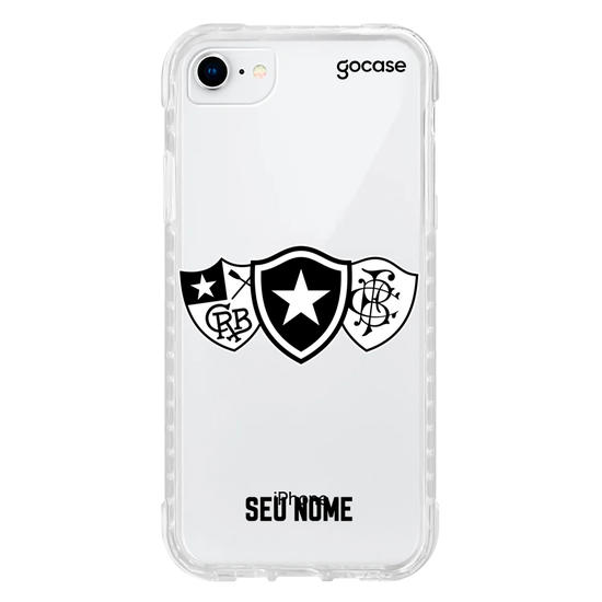 Capinha para celular Color Black - Botafogo - Escudos
