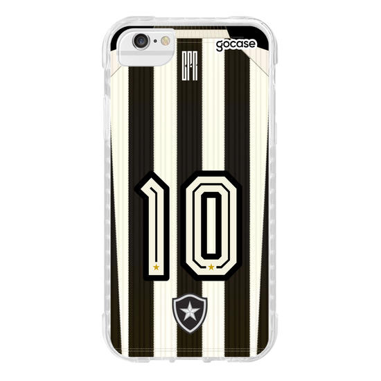 Capinha para celular  Botafogo - Uniforme 1 2024 Costas Personalizado