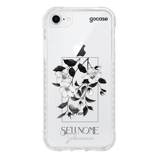 Capinha Para Celular -  Esboço de Flores