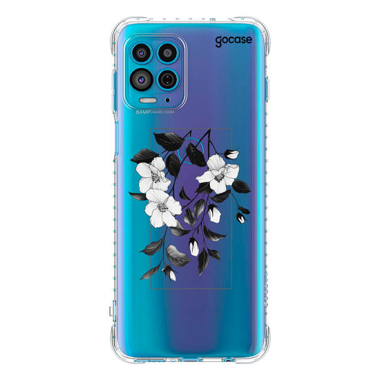 Capinha Para Celular -  Esboço de Flores