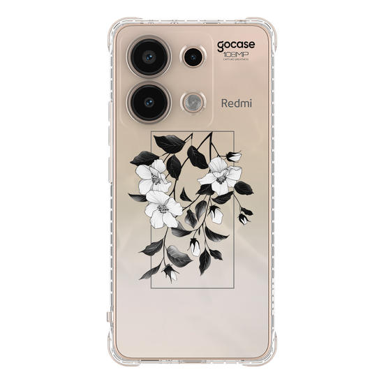 Capinha para celular Capinha Para Celular -  Esboço de Flores