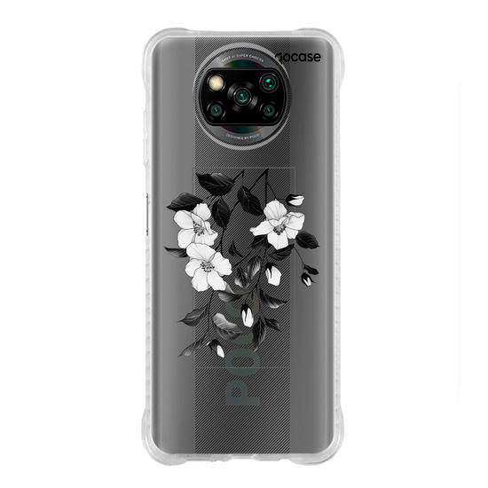 Capinha Para Celular -  Esboço de Flores