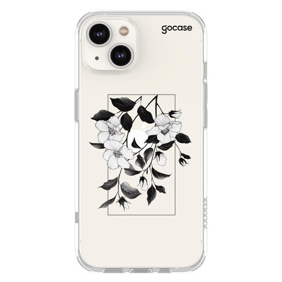 Capinha Para Celular -  Esboço de Flores