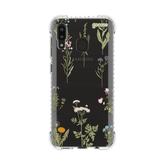 Capinha para celular Botânica com Inicial e Nome
