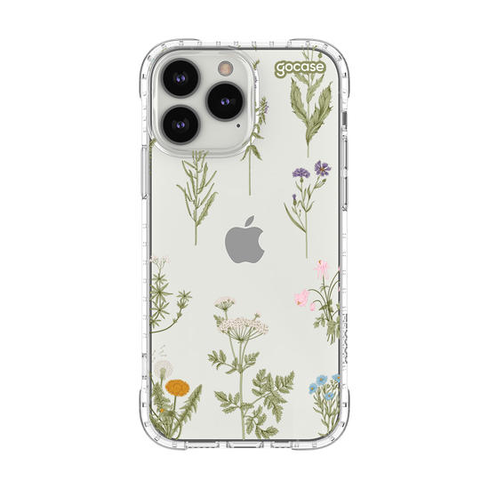 Capinha para celular Botânica com Inicial e Nome