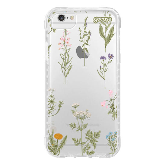 Capinha para celular Botânica com Inicial e Nome