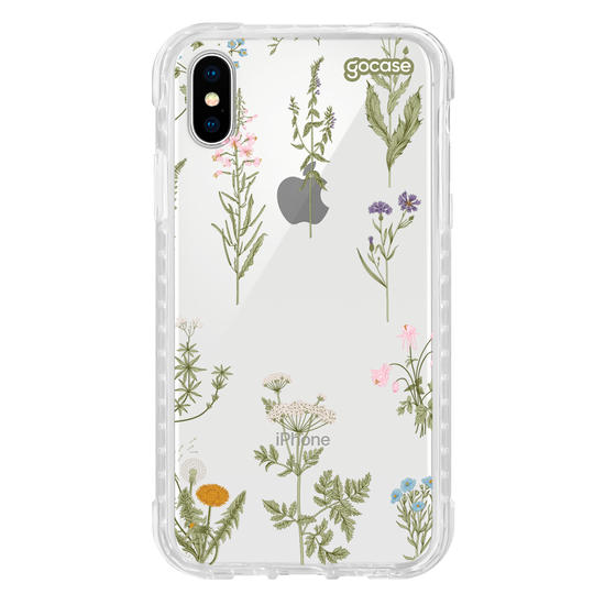 Capinha para celular Botânica com Inicial e Nome
