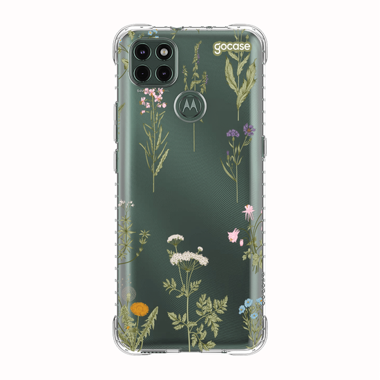 Capinha para celular Botânica com Inicial e Nome