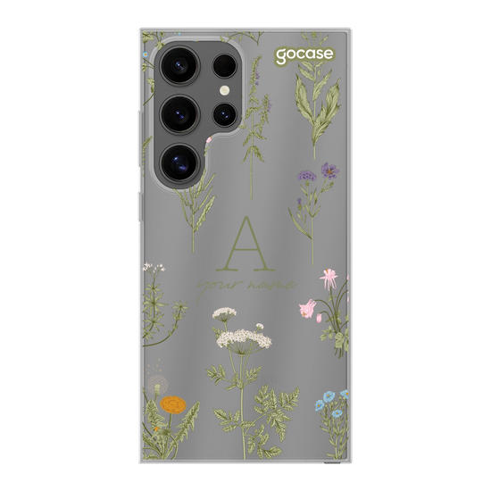 Botany with Initial and Name Phone Case