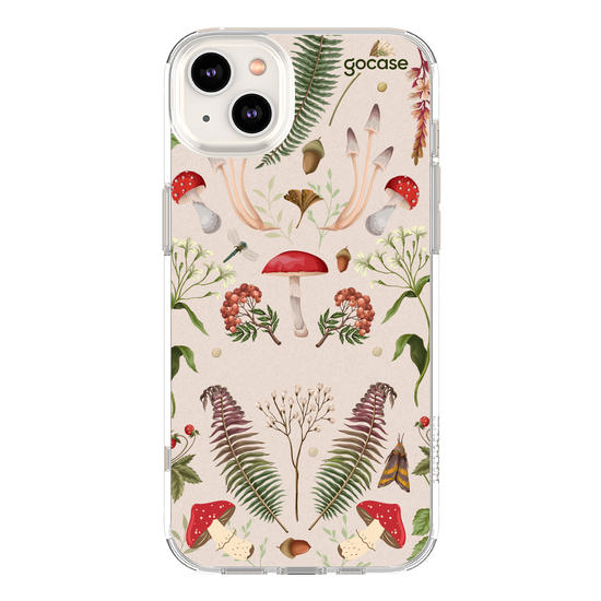 Capinha para celular Botanical Mushrooms
