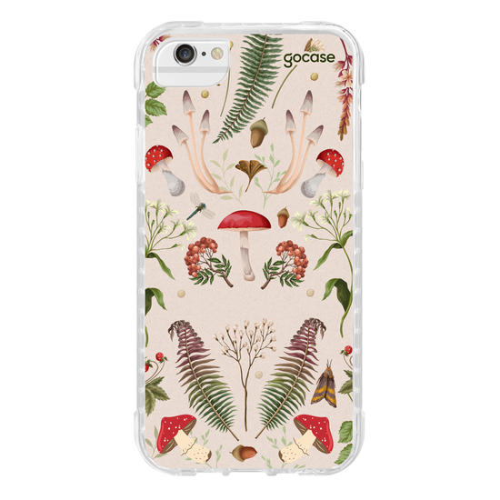 Capinha para celular Botanical Mushrooms