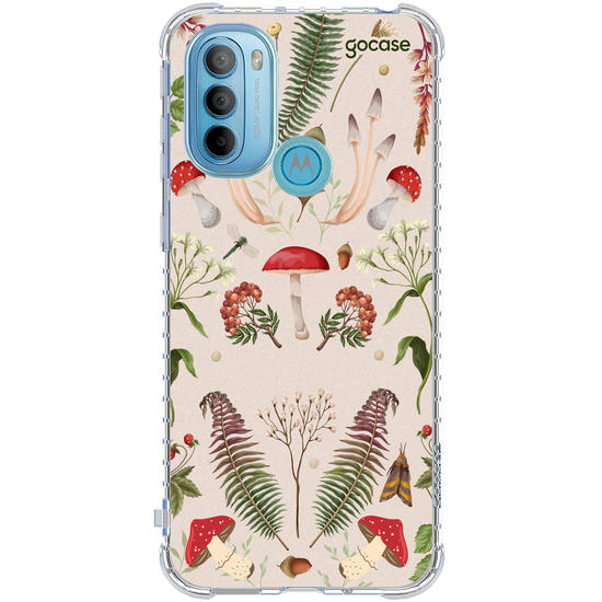 Capinha para celular Botanical Mushrooms