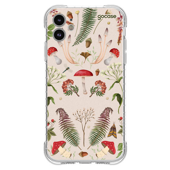 Capinha para celular Botanical Mushrooms