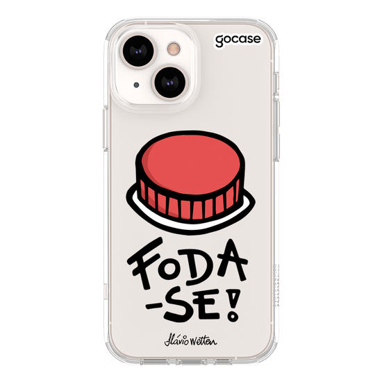 Capinha para celular Botão de Foda-se