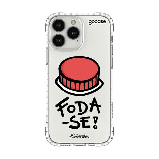 Capinha para celular Botão de Foda-se