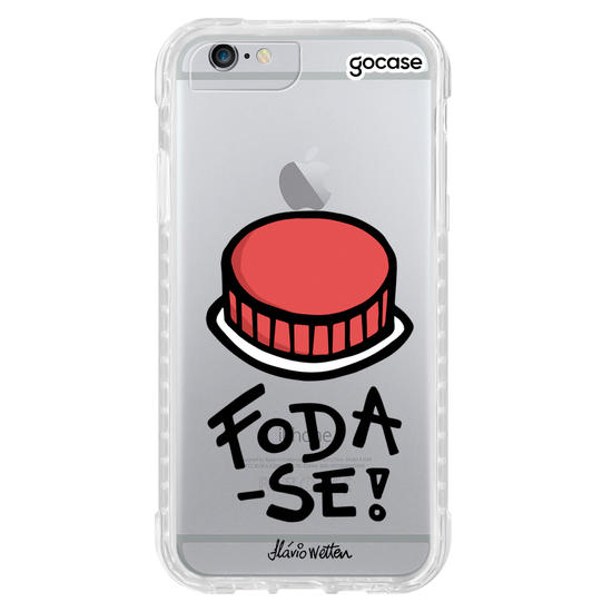 Capinha para celular Botão de Foda-se