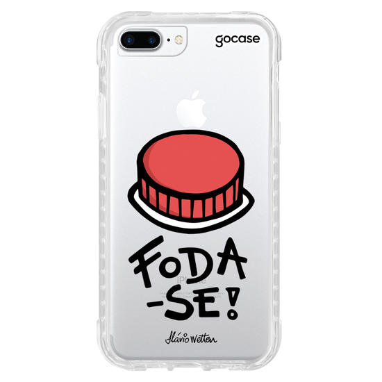 Capinha para celular Botão de Foda-se