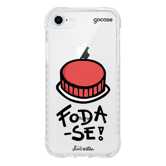Capinha para celular Botão de Foda-se
