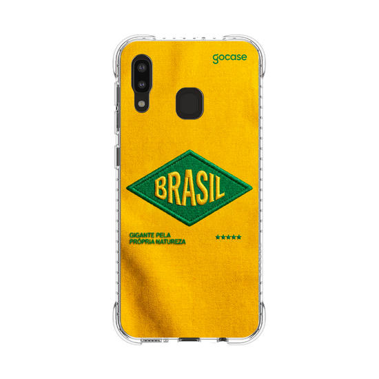 Capinha para celular  Brasil - Bold patch - Amarelo