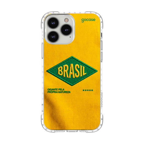 Capinha para celular  Brasil - Bold patch - Amarelo