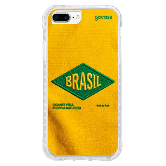 Capinha para celular  Brasil - Bold patch - Amarelo