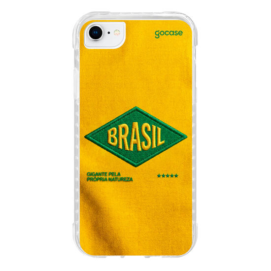 Capinha para celular  Brasil - Bold patch - Amarelo