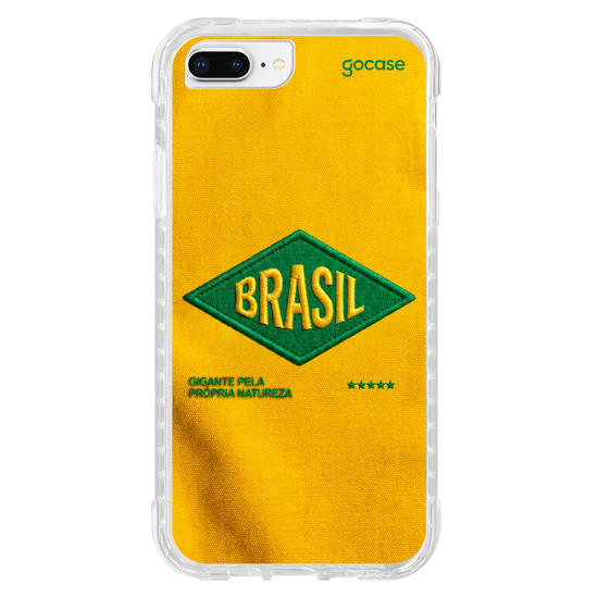 Capinha para celular  Brasil - Bold patch - Amarelo